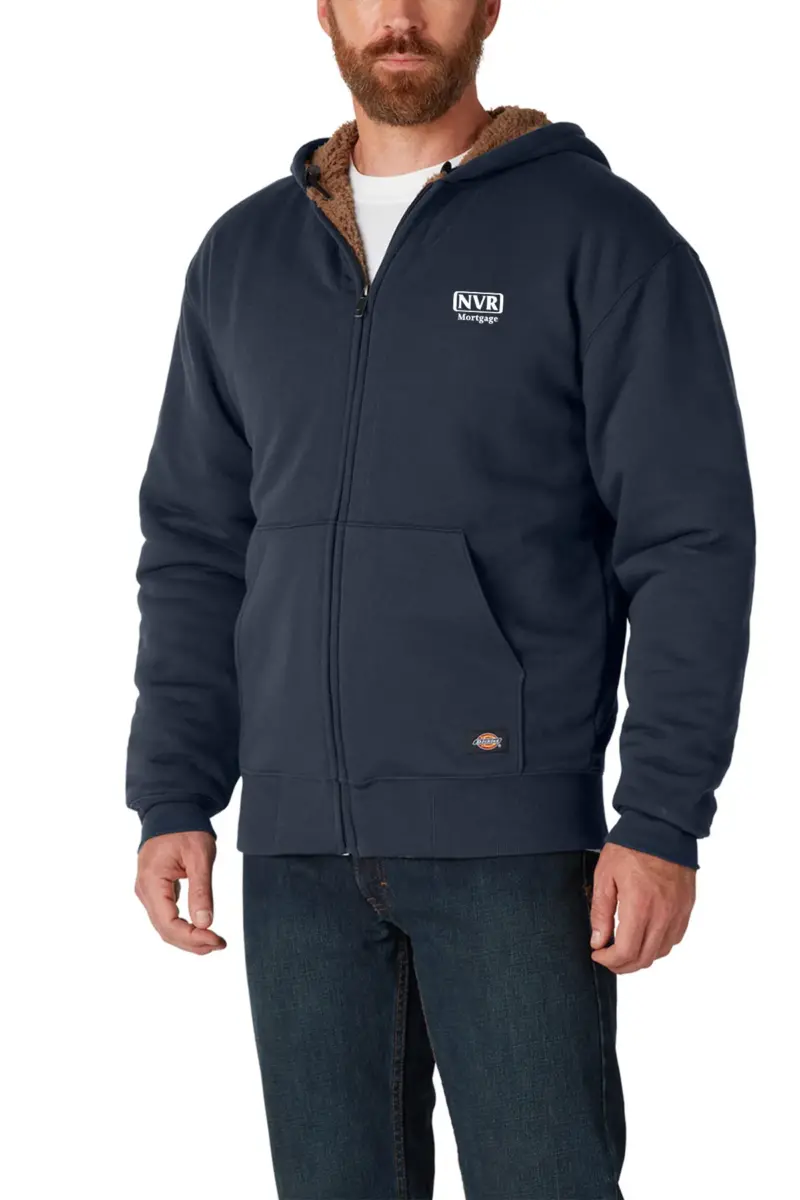 NVR Mortgage - Dickies Men's Fleece-Lined Full-Zip Hooded Sweatshirt