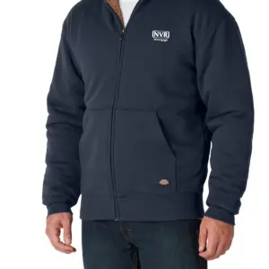 NVR Mortgage - Dickies Men's Fleece-Lined Full-Zip Hooded Sweatshirt