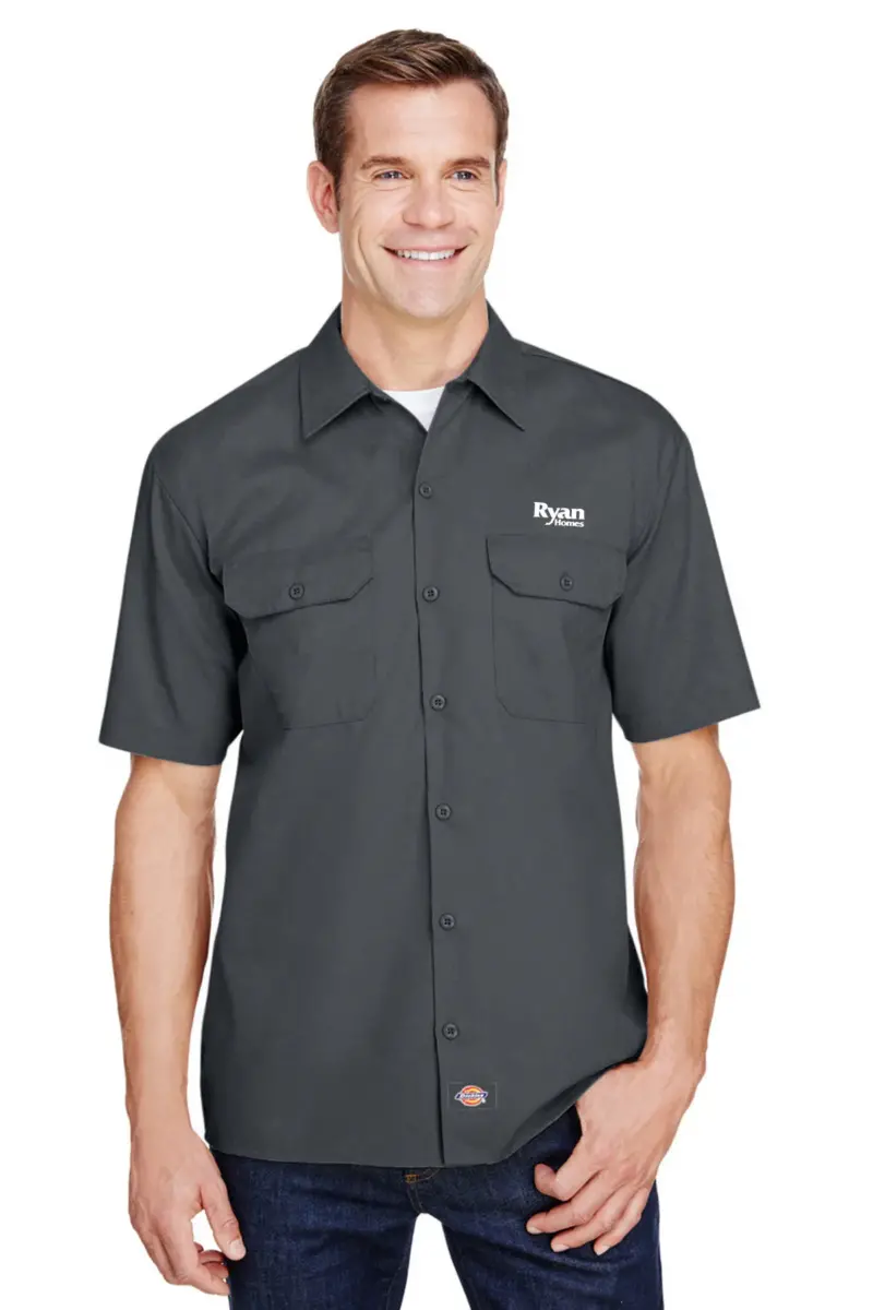 Ryan Homes - Dickies Men's FLEX Short-Sleeve Twill Work Shirt