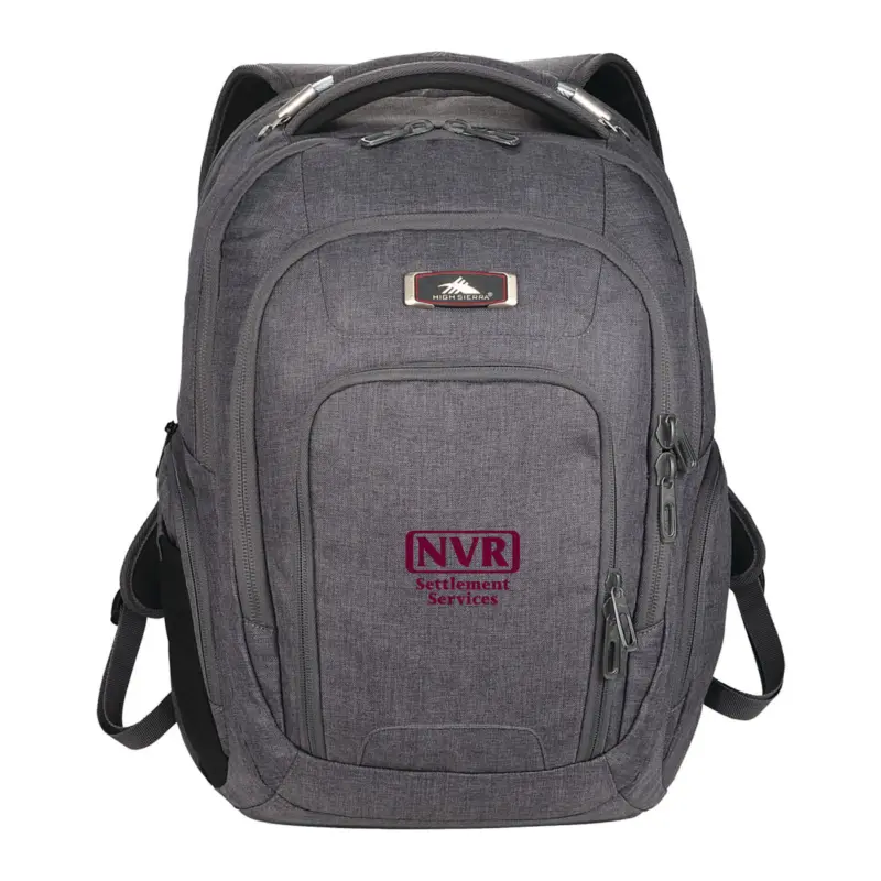 NVR Settlement Services - High Sierra 17" Computer UBT Deluxe Backpack