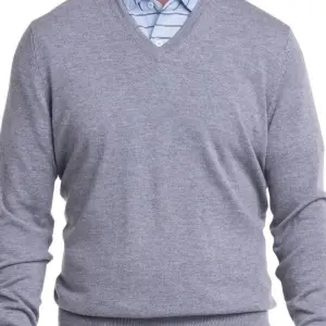 NVR Inc - Fairway & Greene Men's Baruffa V-Neck Sweater