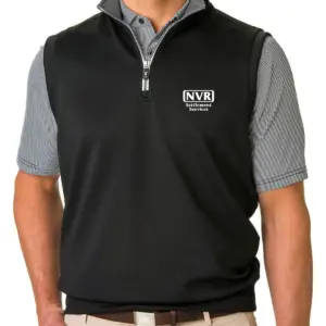NVR Settlement Services - Fairway & Greene Men's Tech Solid Quarter-Zip Vest