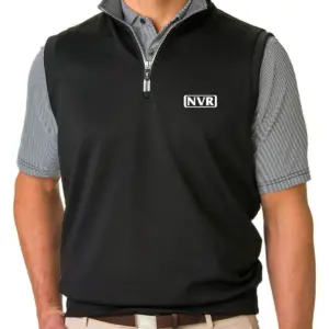NVR Inc - Fairway & Greene Men's Tech Solid Quarter-Zip Vest