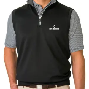 NVHomes - Fairway & Greene Men's Tech Solid Quarter-Zip Vest
