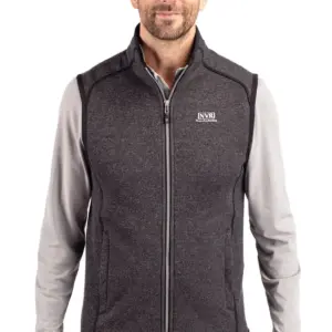 NVR Manufacturing - Cutter & Buck Mainsail Sweater-Knit Mens Full Zip Vest
