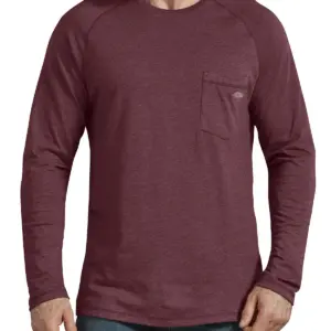 NVR Manufacturing - Dickies Men's Temp-iQ Performance Cooling Long Sleeve Pocket T-Shirt