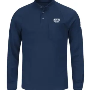 NVR Settlement Services - Bulwark® Men's 6.5Oz Long Sleeve Ct2 Henley Shirt
