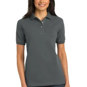 USAID Runyankole Port Authority Ladies Heavyweight Cotton Pique Polo Shirt USAID Africa Store