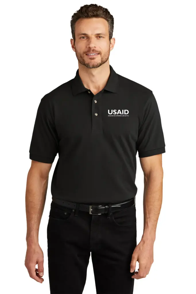 USAID Lugbara - Port Authority Heavyweight Cotton Pique Polo Shirt