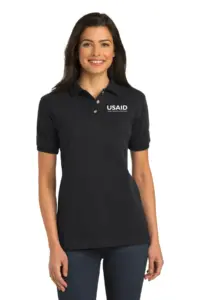 USAID Waray-Waray Port Authority Ladies Heavyweight Cotton Pique Polo Shirt