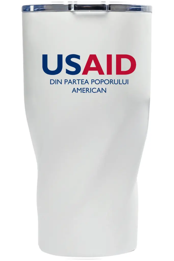 USAID Romanian - Wavey Mavey 20 Oz. Travel Tumblers