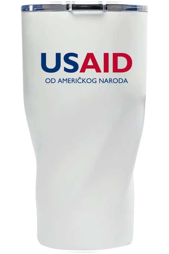 USAID Serbian - Wavey Mavey 20 Oz. Travel Tumblers