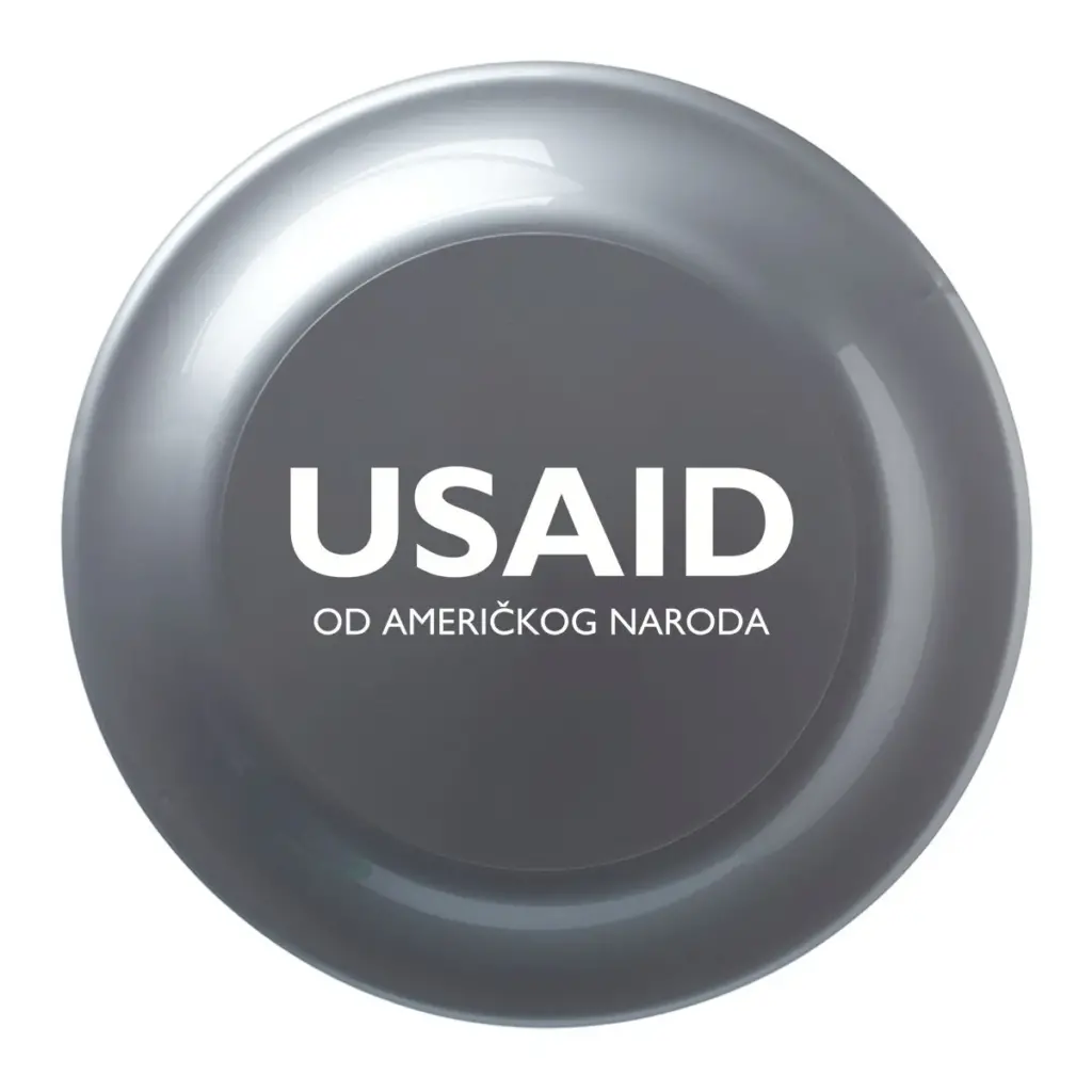 USAID Serbian - 9.25 In. Solid Color Flying Discs