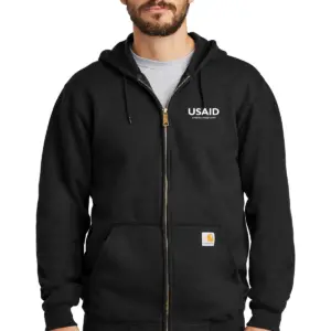 USAID Azerbaijani - Carhartt Midweight Hooded Zip-Front Sweatshirt