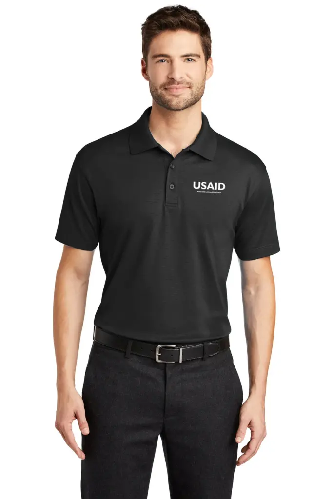 USAID Azerbaijani - Port Authority Men's Rapid Dry Mesh Polo Shirt