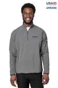 USAID English - Puma Golf Men's Coastal Woven Quarter-Zip