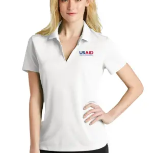 USAID English Nike Ladies Dri-FIT Micro Pique 2.0 Polo