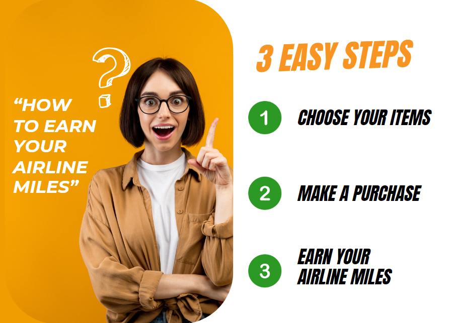 process to earn airline miles