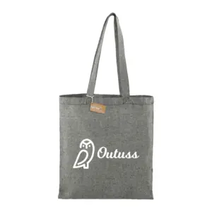 eco friendly 5oz recycled cotton twill tote bag