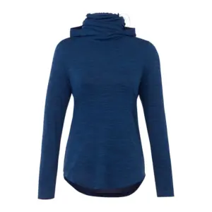 women's SIRA eco performance knit lightweight hoodie with neck gaiter