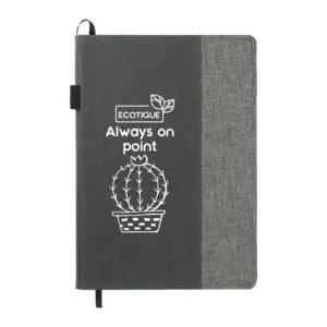 7" x 10" FSC® mix reclaim rpet refillable journal