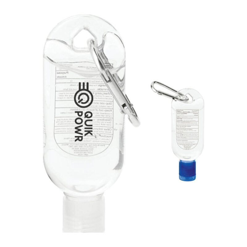 clip-n-go 1oz hand sanitizer with mini crabiner
