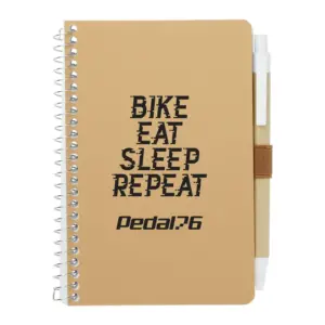 4" x 6" FSC® mix pocket spiral notebook with pen